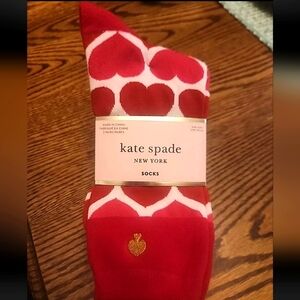 Kate Spade New York Socks 3 Pairs One Size Fits All HEARTS V DAY